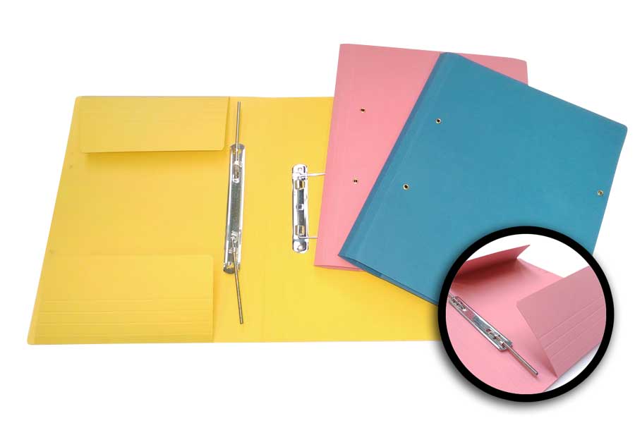 Solicitor Files with Spring Clip mechanisms and Vertical pocket from ESL