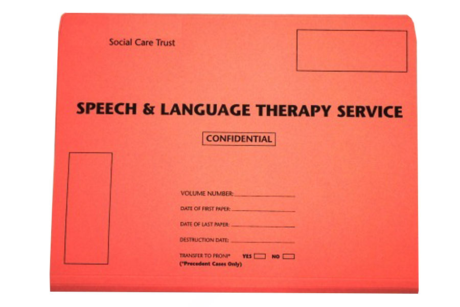 Speech and Language Case Note Folders